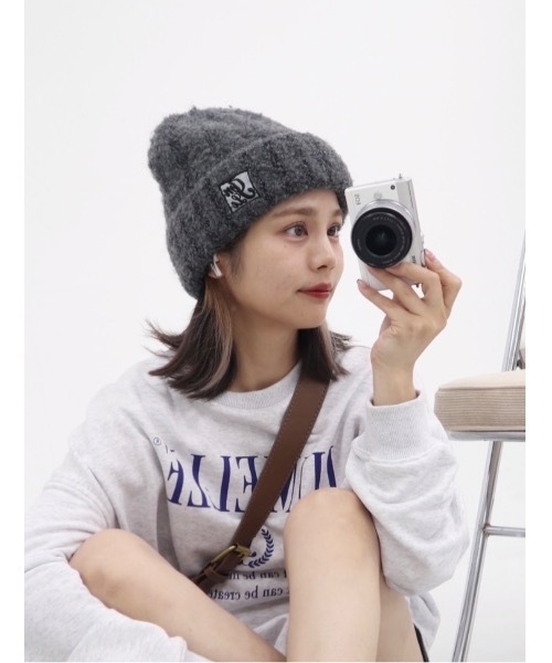 jumelle（ジュメロ）の「mix knit cap（ニットキャップ/ビーニー