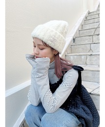 JUMELLE | mix knit cap(ニットキャップ/ビーニー)