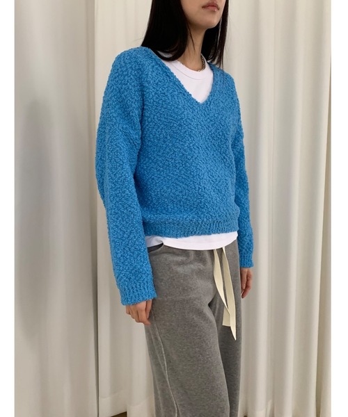 Didot.showroom（ディドット ショールーム）の「【DIDOT.】ベロアスウェットパンツ（スウェットパンツ・レディース・ブラック/ベージュ/ブラウン/ヘザーグレー・FREE）」の10枚目の写真