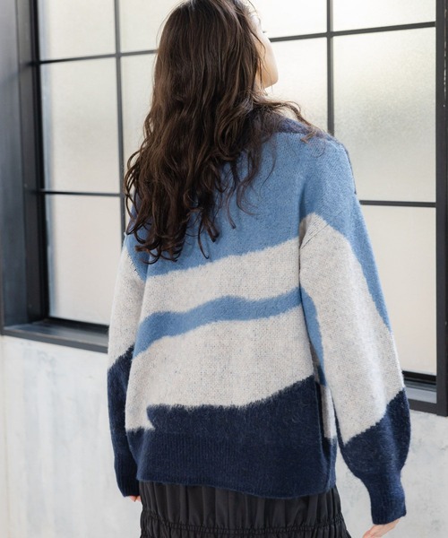 LAKOLE(ラコレ)の「7ゲージジャガードプルオーバー / 997046(ニット/セーター・レディース・レッド系その他/ブルー系その他/ブラウン系その他/パープル系その他・MEDIUM/SMALL)」の20枚目の写真