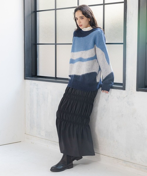 LAKOLE(ラコレ)の「7ゲージジャガードプルオーバー / 997046(ニット/セーター・レディース・レッド系その他/ブルー系その他/ブラウン系その他/パープル系その他・MEDIUM/SMALL)」の13枚目の写真