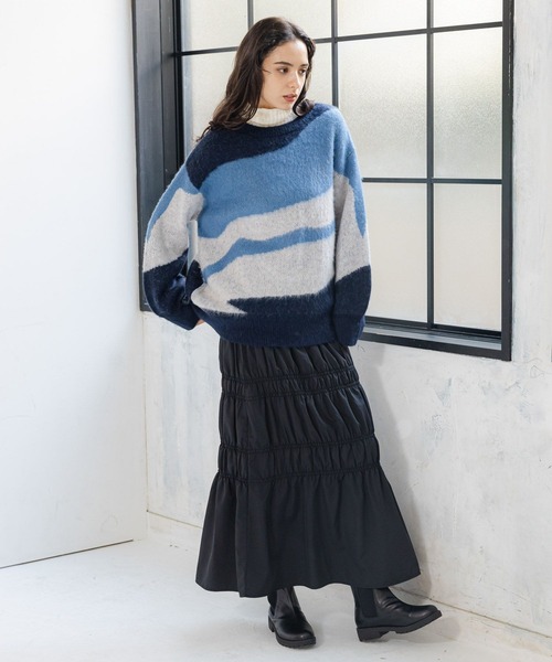 LAKOLE（ラコレ）の「7ゲージジャガードプルオーバー / 997046（ニット