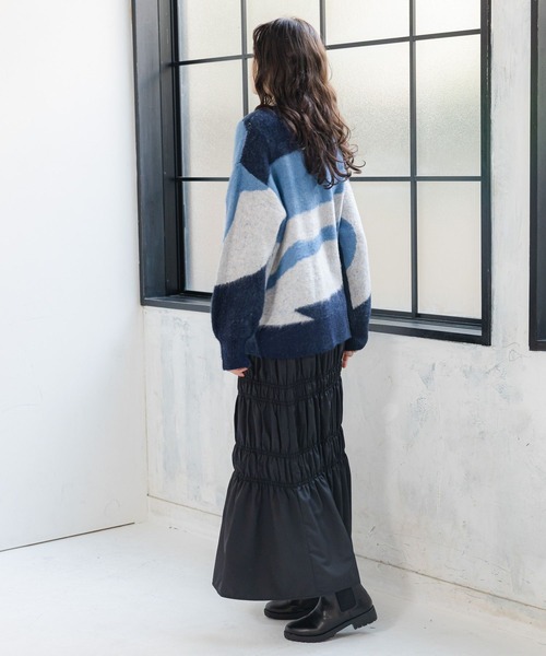 LAKOLE(ラコレ)の「7ゲージジャガードプルオーバー / 997046(ニット/セーター・レディース・レッド系その他/ブルー系その他/ブラウン系その他/パープル系その他・MEDIUM/SMALL)」の15枚目の写真