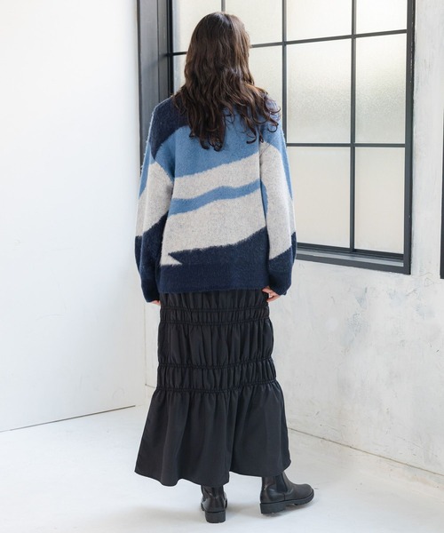 LAKOLE(ラコレ)の「7ゲージジャガードプルオーバー / 997046(ニット/セーター・レディース・レッド系その他/ブルー系その他/ブラウン系その他/パープル系その他・MEDIUM/SMALL)」の16枚目の写真