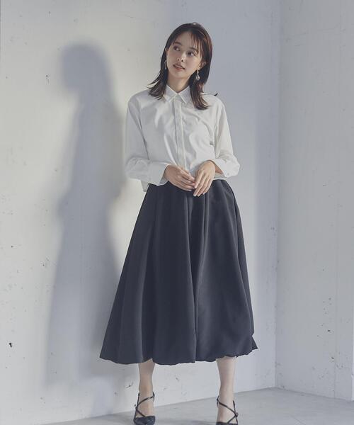 PROPORTION BODY DRESSING（プロポーションボディドレッシング）の「パール取外しシャツ / 1214110106（シャツ/ブラウス・レディース・ホワイト/ブルー・FREE）」の14枚目の写真