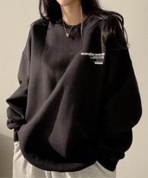 MAISON DE THERESE（メゾン ド テレーズ）の「ビッグサイズロゴスウェット Motivationロゴオーバーサイズトレーナー（スウェット）」