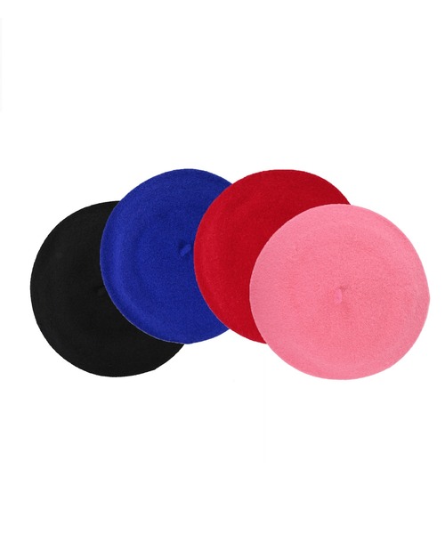 Narcissus（ナルシス）の「【Narcissus】シンプルベレー帽（ハンチング/ベレー帽・レディース・ブラック/レッド/ピンク/ブルー・FREE）」の8枚目の写真