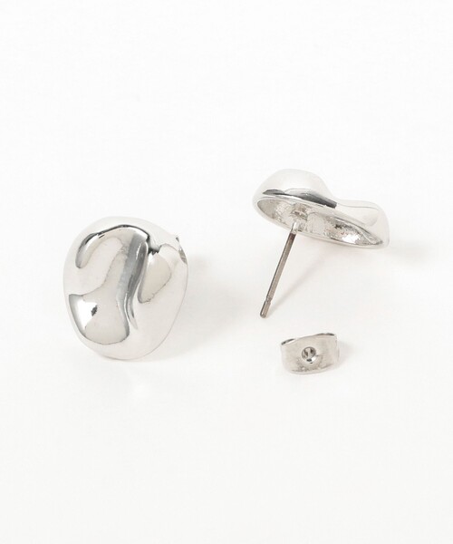 B:MING by BEAMS（ビーミングバイビームス）の「B:MING by BEAMS / プレートピアス（ピアス（両耳用）・レディース・ゴールド/シルバー・ONE SIZE）」の3枚目の写真