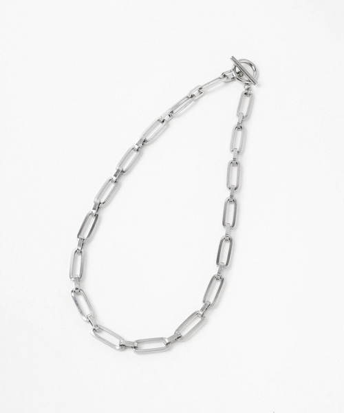 HARE（ハレ）の「【WEB限定 MADE IN JAPAN】ステンレススクエアチェーンネックレス(HARE)（ネックレス・メンズ・シルバー・FREE）」の7枚目の写真