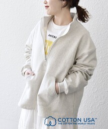 SHIPS any | SHIPS any: COTTON USA ハーフジップ ドロスト プルオーバー スウェット◇(スウェット)