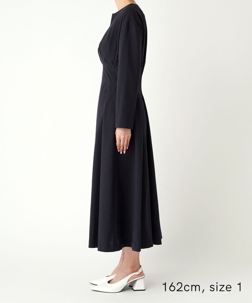 N.O.R.C ウォッシャブルタックワンピース