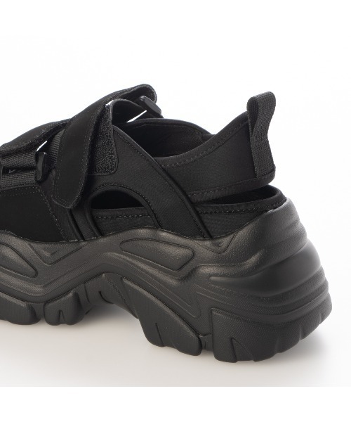 EVOL（イーボル）の「一部WEB限定カラー【EVOL】軽量厚底ベルトスニーカー IW5372（スニーカー・レディース・ベージュ/ブラック/ライトグレー・S/L/M）」の13枚目の写真