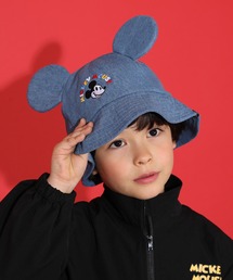 d*2様 2点 デニム＆ダンガリー５２キッズ子供帽子パッチハットdenimdun デニム」に該当するキッズのハット（ボーイズ）ファッション通販