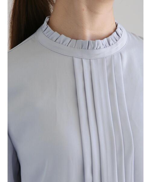 Te chichi（テチチ）の「スタンドフリルタックブラウス（シャツ/ブラウス・レディース・イエロー/グレー/ブルー・F）」の19枚目の写真