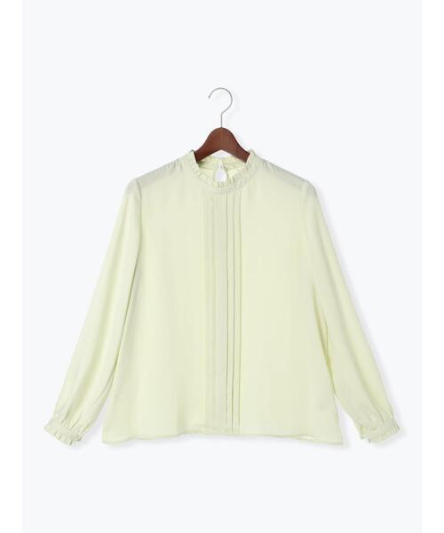 Te chichi（テチチ）の「スタンドフリルタックブラウス（シャツ/ブラウス・レディース・イエロー/グレー/ブルー・F）」の10枚目の写真