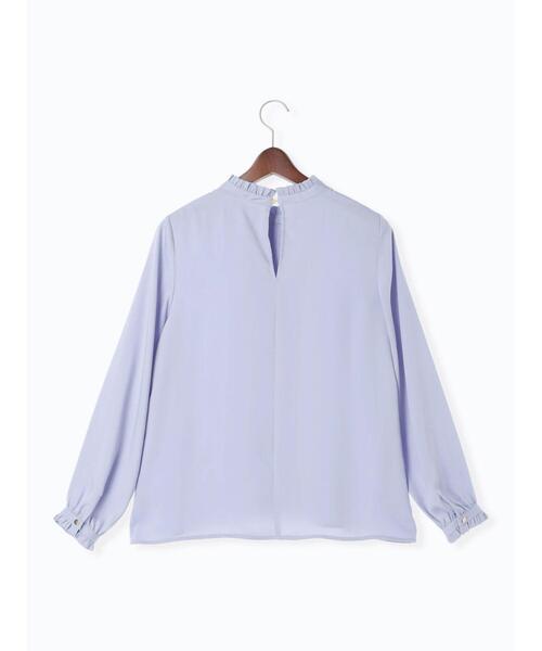 Te chichi（テチチ）の「スタンドフリルタックブラウス（シャツ/ブラウス・レディース・イエロー/グレー/ブルー・F）」の9枚目の写真