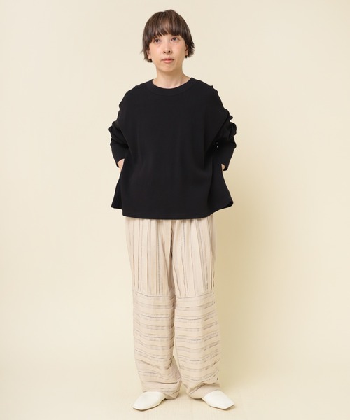 セール】M2196 16／－ワッフルオーバーサイズプルオーバー（Tシャツ
