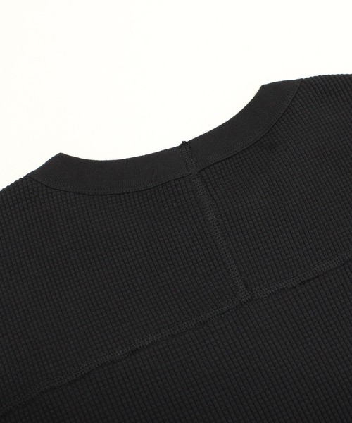 RNA-N(アールエヌエーエヌ)の「M2196 16/-ワッフルオーバーサイズプルオーバー(Tシャツ/カットソー・レディース・ミント/グレイッシュブルー/ブラック・MEDIUM)」の15枚目の写真