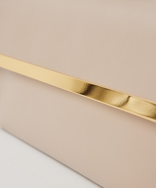 GALLARDAGALANTE（ガリャルダガランテ）の「【NOVIA】ショルダー付きハンドバッグ/CANNOLO（ハンドバッグ・レディース・ベージュ/ブラック・FREE）」の15枚目の写真