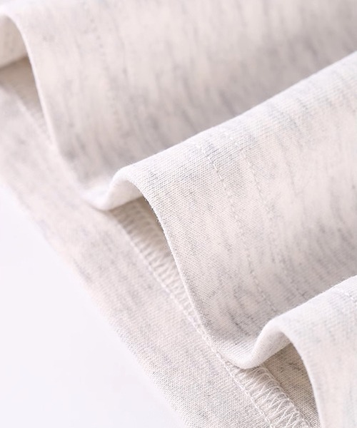 ポロカラー ハーフジップ レタリングショートスリーブトップス 24sK58765（Tシャツ/カットソー）｜KUHNMARVIN（クエンマウエ）