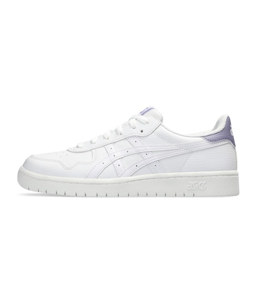 ASICS(アシックス)の「JAPAN S(スニーカー・レディース・ホワイト×パープル・23.5/28.5/28/23/26.5/27.5/24/24.5/25.5/25/26/27)」の5枚目の写真