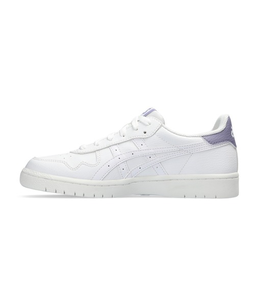 ASICS(アシックス)の「JAPAN S(スニーカー・レディース・ホワイト×パープル・23.5/28.5/28/23/26.5/27.5/24/24.5/25.5/25/26/27)」の7枚目の写真