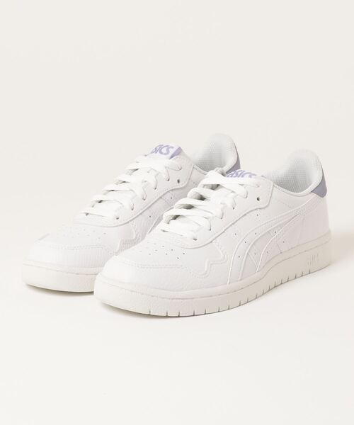 ASICS(アシックス)の「JAPAN S(スニーカー・レディース・ホワイト×パープル・23.5/28.5/28/23/26.5/27.5/24/24.5/25.5/25/26/27)」の13枚目の写真