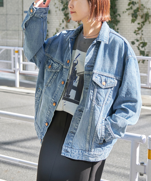 RED CARD TOKYO（レッドカード）の「【RED CARD TOKYO】Big Three（デニムジャケット・レディース・ブルー・MEDIUM）」の10枚目の写真