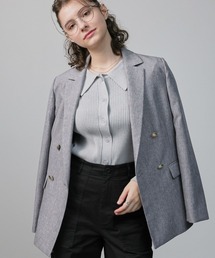 SALOON(サルーン)/《再入荷・新色登場》ダブルテーラードジャケット