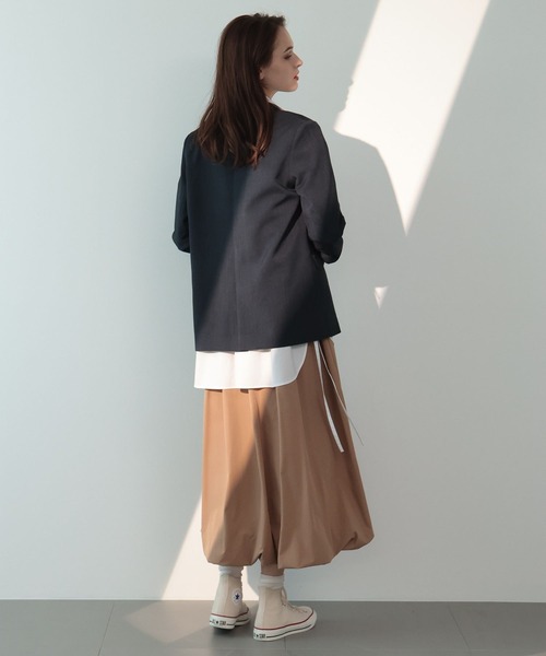 saloon（サルーン）の「SALOON(サルーン)/《再入荷・新色登場》ダブルテーラードジャケット（テーラードジャケット・レディース・ネイビー/グレー/ライトカーキ・SMALL/MEDIUM）」の19枚目の写真