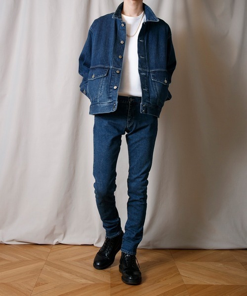 FACTOTUM（ファクトタム）の「【FACTOTUM】オーガニックデニムウォッシュテーパードパンツ「Jack」（デニムパンツ・メンズ・インディゴブルー/ホワイト・28inch/29inch/31inch/30/32）」の20枚目の写真
