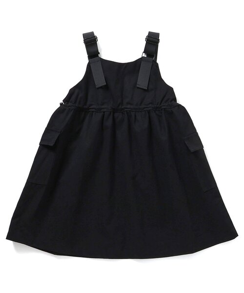 BREEZE（ブリーズ）の「ドローコードジャンパースカート（ジャンパースカート・キッズ・インディゴブルー/ブラック・80/90/100/110/120/130/140）」の10枚目の写真