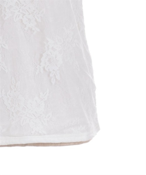 axes femme（アクシーズファム）の「３ＷＡＹ総レースタンク（タンクトップ・レディース・ブラック/サックスブルー/モカ/ホワイト/ダークブラウン/ワイン・FREE）」の11枚目の写真