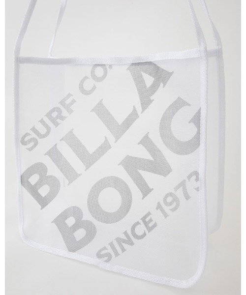 BILLABONG（ビラボン）の「BILLABONG レディース MESH SHOULDER BAG ショルダーバッグ 【2024年春夏モデル】/ビラボンメッシュショルダーバッグ（ショルダーバッグ・レディース・ブラック/ホワイト・FREE）」の4枚目の写真