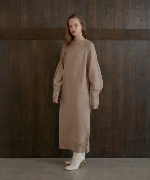 セール/ブランド古着】ニットワンピース（ワンピース）｜MIELI  