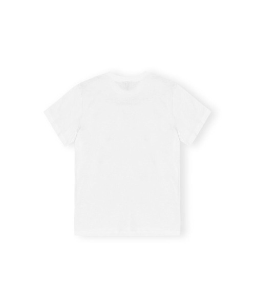 NUBIAN(ヌビアン)の「BASIC JERSEY CHERRY RELAXED T-SHIRT(Tシャツ/カットソー・レディース・ホワイト・M size/S size/XS size)」の2枚目の写真