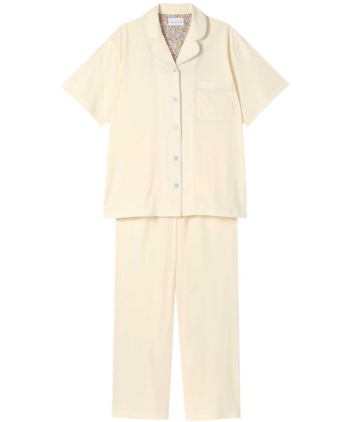 【新品】リバティ LIBERTY fabricスリーシーズンパジャマ（M)C15 新品】リバティ LIBERTY fabricスリーシーズンパジャマ（M)C15