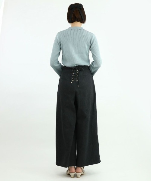 an another angelus(アンアナザーアンジェラス)の「ワイドスリーブ衿付きニットカーディガン/ananotherangelus/fint フィント(カーディガン/ボレロ・レディース・レッド/ライトイエロー/ブルーグリーン・FREE)」の21枚目の写真