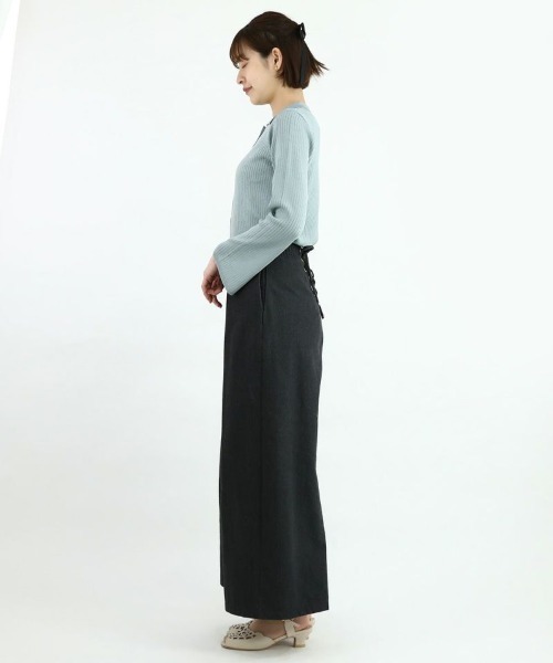 an another angelus(アンアナザーアンジェラス)の「ワイドスリーブ衿付きニットカーディガン/ananotherangelus/fint フィント(カーディガン/ボレロ・レディース・レッド/ライトイエロー/ブルーグリーン・FREE)」の22枚目の写真