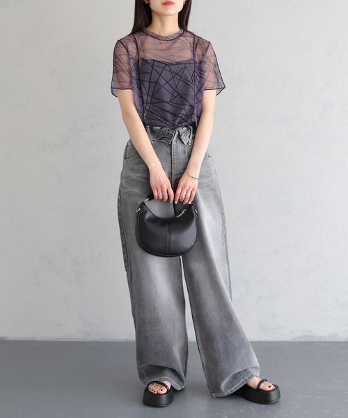 cheriella（シェリエラ）の「【cheriella】ノットデザインハンドショルダーバッグ KNOT DESIGN HAND SHOULDER BAG（ショルダーバッグ・レディース・ブラック/アイボリー/シルバー・ONESIZE）」の17枚目の写真