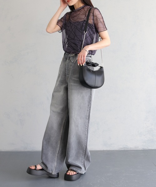 cheriella（シェリエラ）の「【cheriella】ノットデザインハンドショルダーバッグ KNOT DESIGN HAND SHOULDER BAG（ショルダーバッグ・レディース・ブラック/アイボリー/シルバー・ONESIZE）」の20枚目の写真