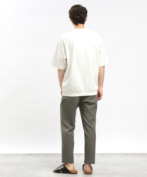 GLOBAL WORK Smile Seed Store(グローバルワーク スマイルシードストア)の「サマースウェットTシャツ/100670(Tシャツ/カットソー・メンズ・杢グレー/ブラック/セージグリーン/オフホワイト・X-LARGE/SMALL/LARGE/MEDIUM)」の7枚目の写真
