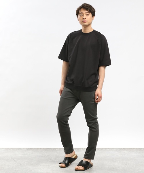 GLOBAL WORK Smile Seed Store(グローバルワーク スマイルシードストア)の「サマースウェットTシャツ/100670(Tシャツ/カットソー・メンズ・杢グレー/ブラック/セージグリーン/オフホワイト・X-LARGE/SMALL/LARGE/MEDIUM)」の11枚目の写真