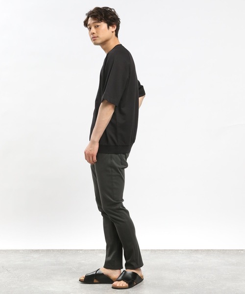 GLOBAL WORK Smile Seed Store(グローバルワーク スマイルシードストア)の「サマースウェットTシャツ/100670(Tシャツ/カットソー・メンズ・杢グレー/ブラック/セージグリーン/オフホワイト・X-LARGE/SMALL/LARGE/MEDIUM)」の13枚目の写真