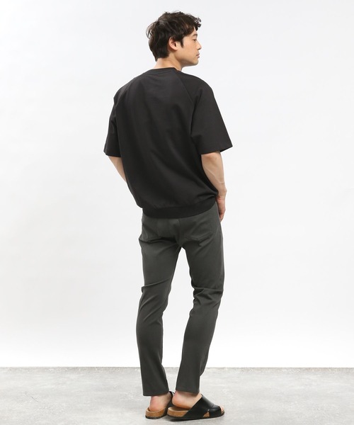 GLOBAL WORK Smile Seed Store(グローバルワーク スマイルシードストア)の「サマースウェットTシャツ/100670(Tシャツ/カットソー・メンズ・杢グレー/ブラック/セージグリーン/オフホワイト・X-LARGE/SMALL/LARGE/MEDIUM)」の14枚目の写真