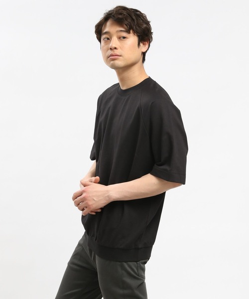 GLOBAL WORK Smile Seed Store(グローバルワーク スマイルシードストア)の「サマースウェットTシャツ/100670(Tシャツ/カットソー・メンズ・杢グレー/ブラック/セージグリーン/オフホワイト・X-LARGE/SMALL/LARGE/MEDIUM)」の16枚目の写真