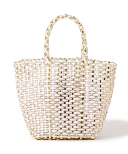 EDIT COLOGNE（エディットコロン）の「メタリックメッシュトート（トートバッグ・レディース・シルバー/ゴールド・ﾌﾘ-）」の6枚目の写真