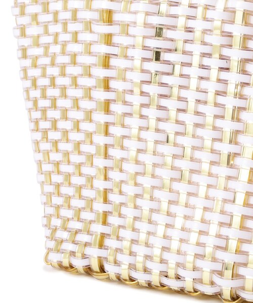 EDIT COLOGNE（エディットコロン）の「メタリックメッシュトート（トートバッグ・レディース・シルバー/ゴールド・ﾌﾘ-）」の10枚目の写真