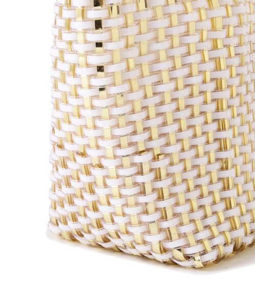 EDIT COLOGNE（エディットコロン）の「メタリックメッシュトート（トートバッグ・レディース・シルバー/ゴールド・ﾌﾘ-）」の12枚目の写真