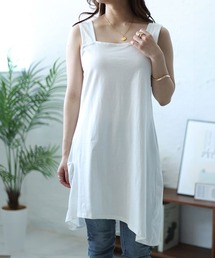 GOLDJAPAN（ゴールドジャパン）の「インナー隠しアシメロングタンクトップ（タンクトップ）」